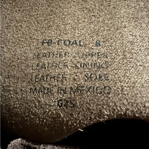 Sz 8 Freebird COAL Tall Knee High Lace Grey /Brown Leather Boots. Item # 21475 - Picture 7 of 8